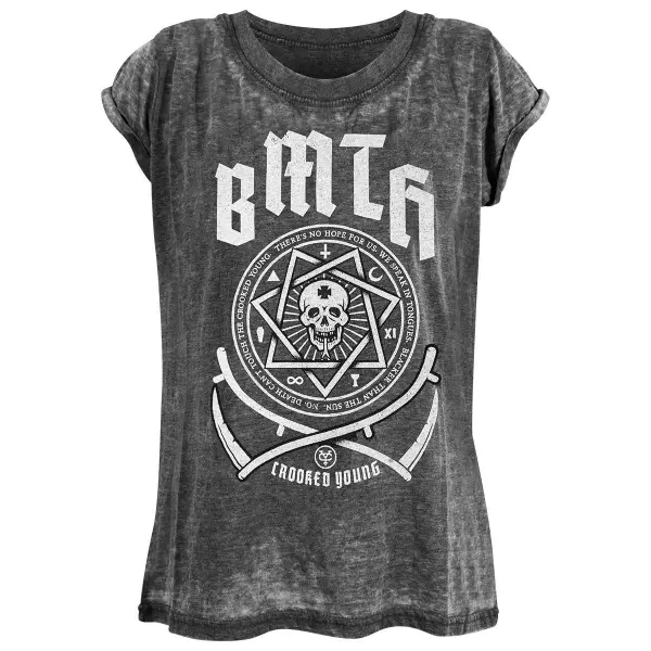 T-shirt femme Rock à Gogo Bring Me The Horizon  Crooked Young Burnout