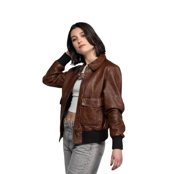 Blouson cuir femme Rose Garden Alicia Lamb Palermo