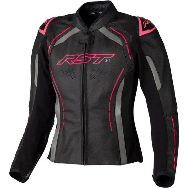 Veste cuir moto femme RST S1 CE