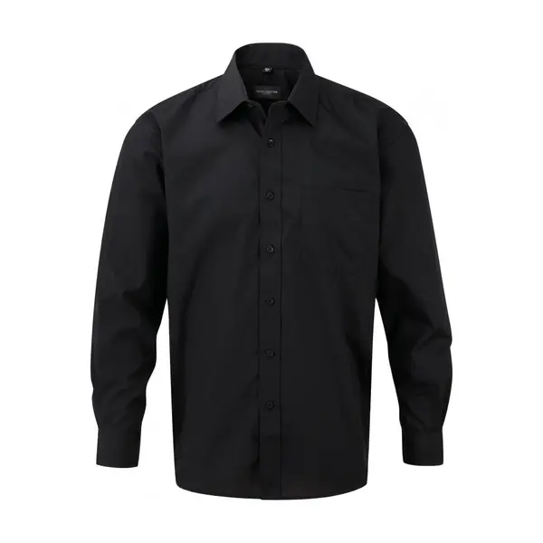 Chemise popeline manches longues polycoton Russell