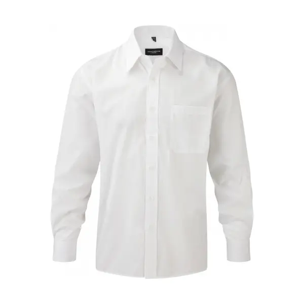 Chemise popeline manches longues polycoton Russell