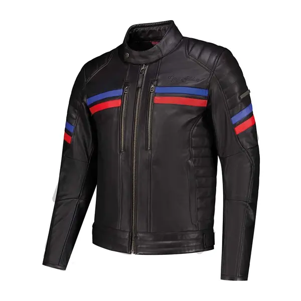 Blouson cuir moto Rusty Stitches Jack Steve