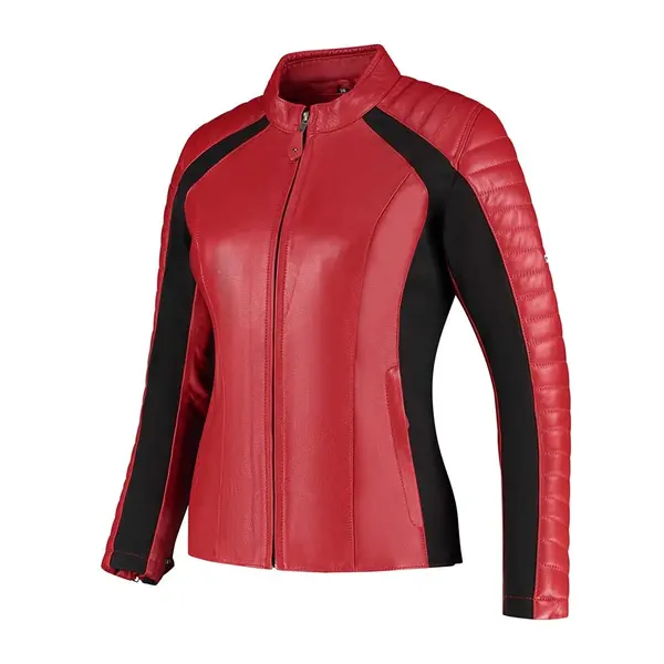 Veste cuir moto femme Rusty Stitches Jack Donna