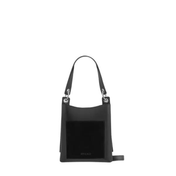 Sac à main en cuir en velours femme Ryłko