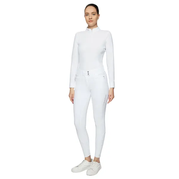 Pantalon équitation de concours mid grip femme Samshield Capucine