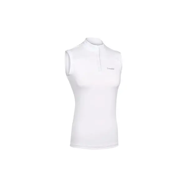 Polo équitation de concours sans manches femme Samshield Agathe