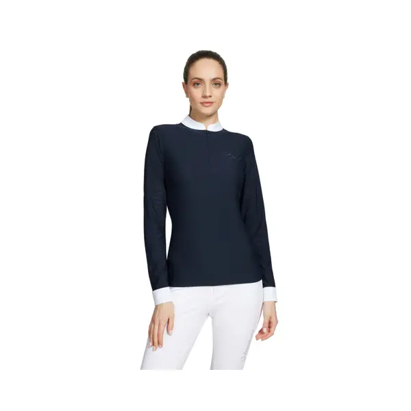 Polo de concours manches longues femme Samshield Aloise Boreal