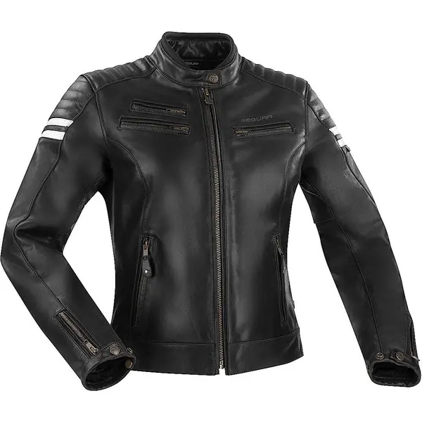 Blouson cuir moto femme Segura funky