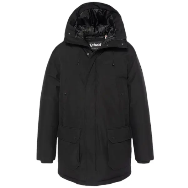 Parka à capuche basique Schott