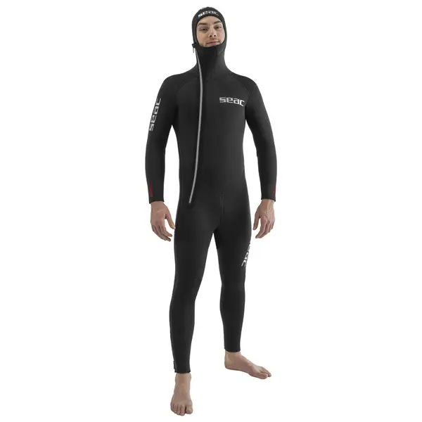 Combinaison de plongée monopièce avec cagoule Seac Club 5 mm