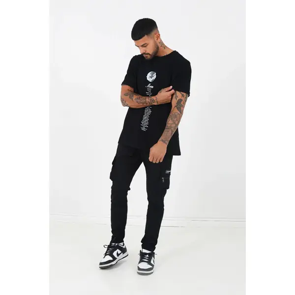 Pantalon cargo avec poches latérales Sixth June