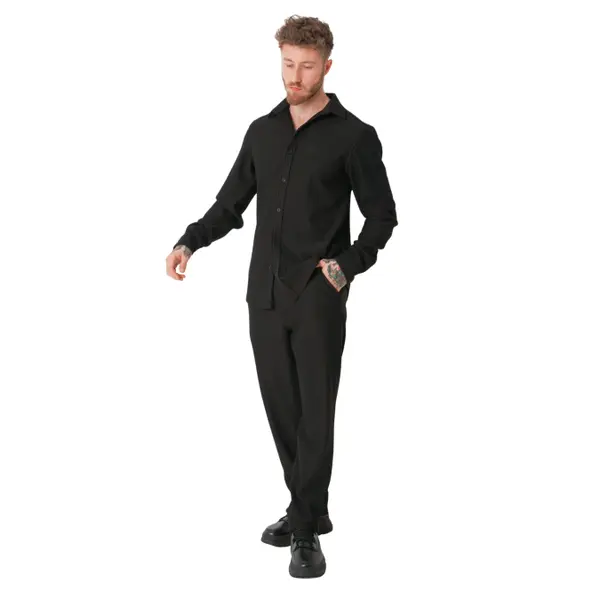 Pantalon fluide plissé Sixth June