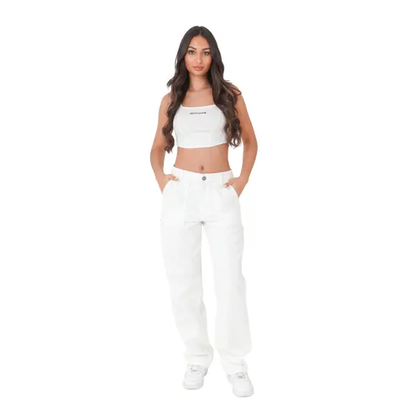 Pantalon carpenter poches femme Sixth June