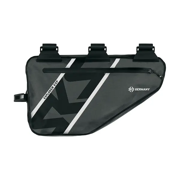 Sacoche de cadre vélo explorer imperméable noire réfléchissante SKS