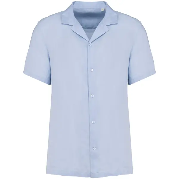 Chemise col bowling en lin Spasso
