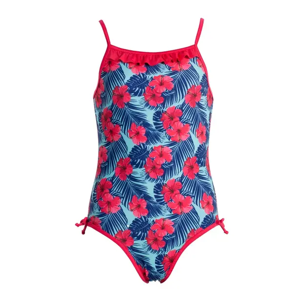 Maillot de bain 1 pièce fille Squba Squba Flowers Series Subli