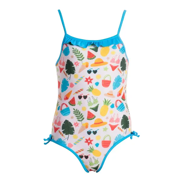 Maillot de bain 1 pièce fille Squba Summer Series Subli