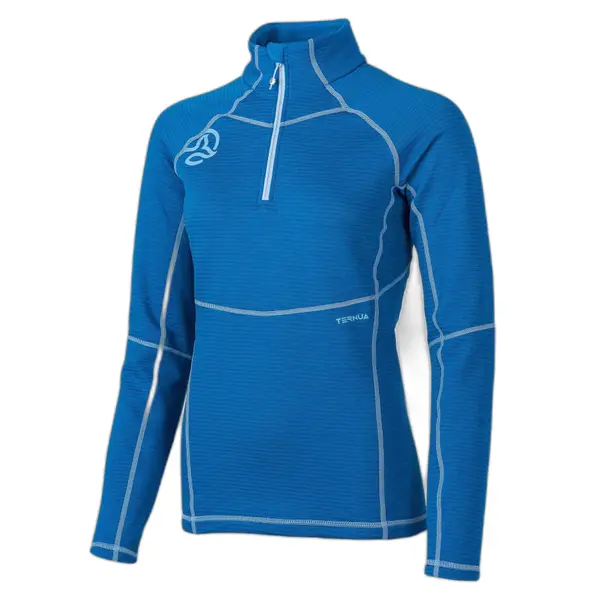 Pull col rond 1/2 zip femme Ternua Momhill