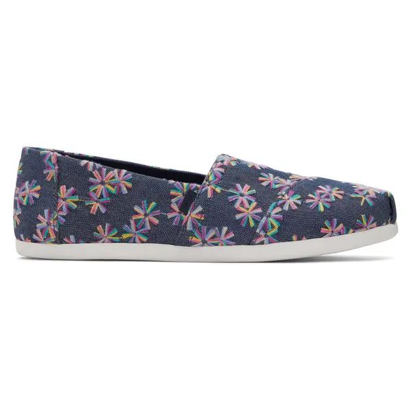 Espadrilles à motif floral femme Toms Alpargata