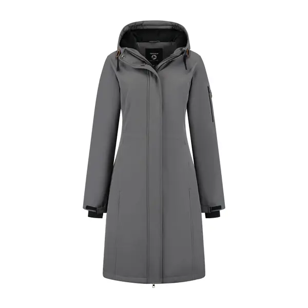 Veste imperméable à capuche softshell femme Travelin Uvana