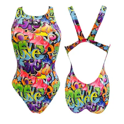 Maillot de bain 1 pièce femme Turbo Graffitti 2016