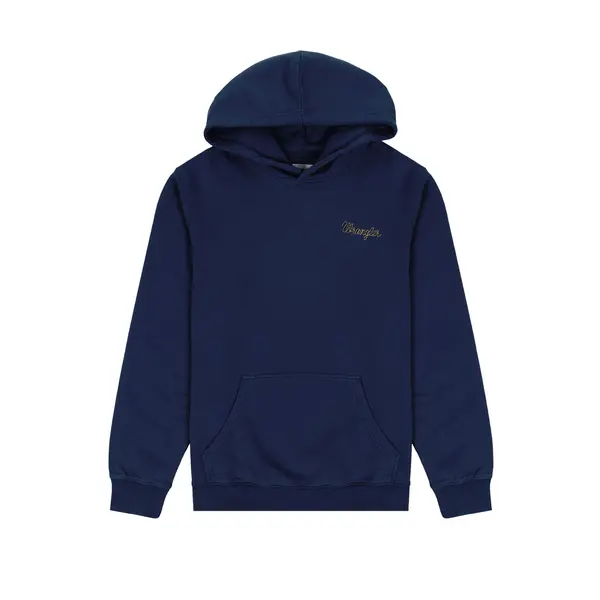 Sweatshirt à capuche avec logo Wrangler Sign Off
