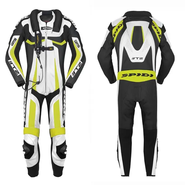 Combinaison moto cuir Spidi T-2 neck DPS