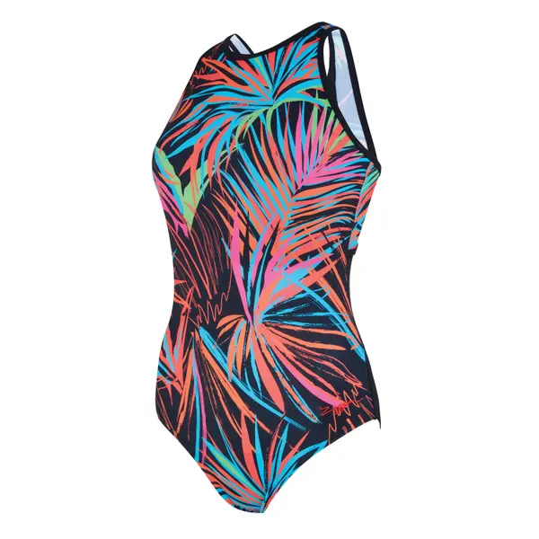 Maillot de bain 1 pièce femme Zoggs Hi Cross X Back - E+