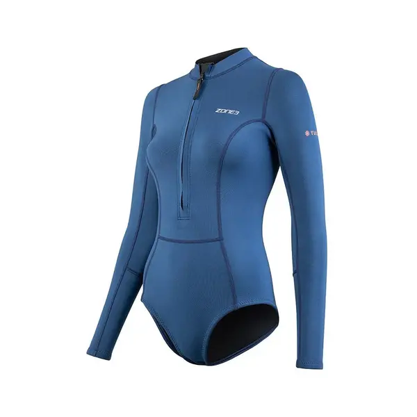 Combinaison courte de triathlon manches longues femme Zone3 Yulex®