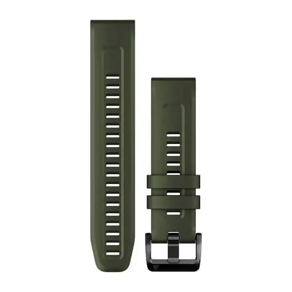 Bracelet de montre Garmin QUICKFIT® silicone moss 22 mm - vue 4