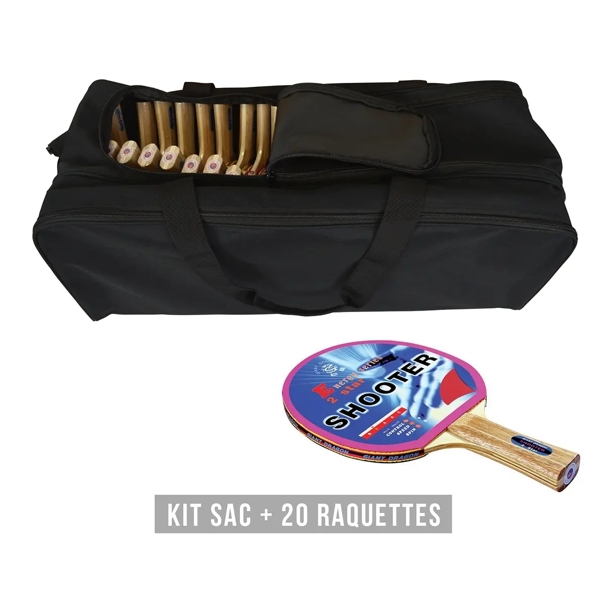 Schneeschuh-Set (Tasche + 20 Schneeschuhe) Sporti Shooter