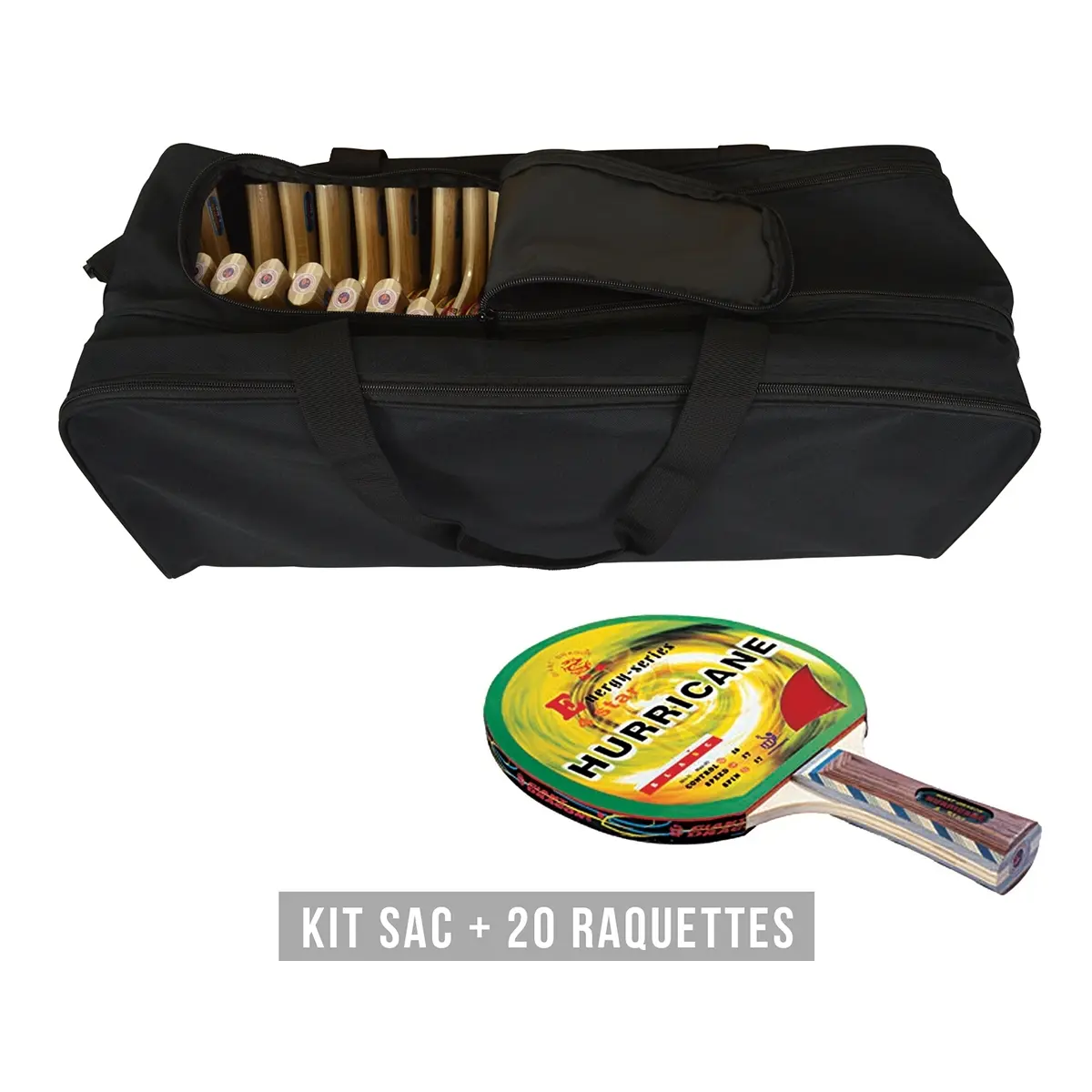 Schneeschuh-Set (Tasche + 20 Schneeschuhe) Sporti Hurricane