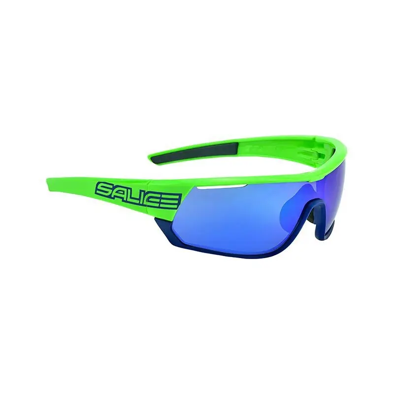 Salice 016 RWX VERDE/RW BLU Occhiali da Sole Blu per Uomo