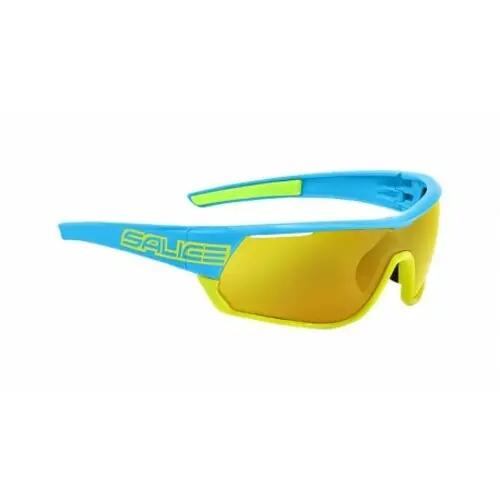 Salice 016 RWX TURCHESE/RW GIALLO Occhiali da Sole Blu per Uomo
