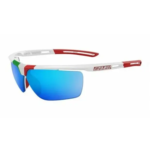 Salice 019 ITA BIANCO/RW BLU Occhiali da Sole Bianchi per Uomo