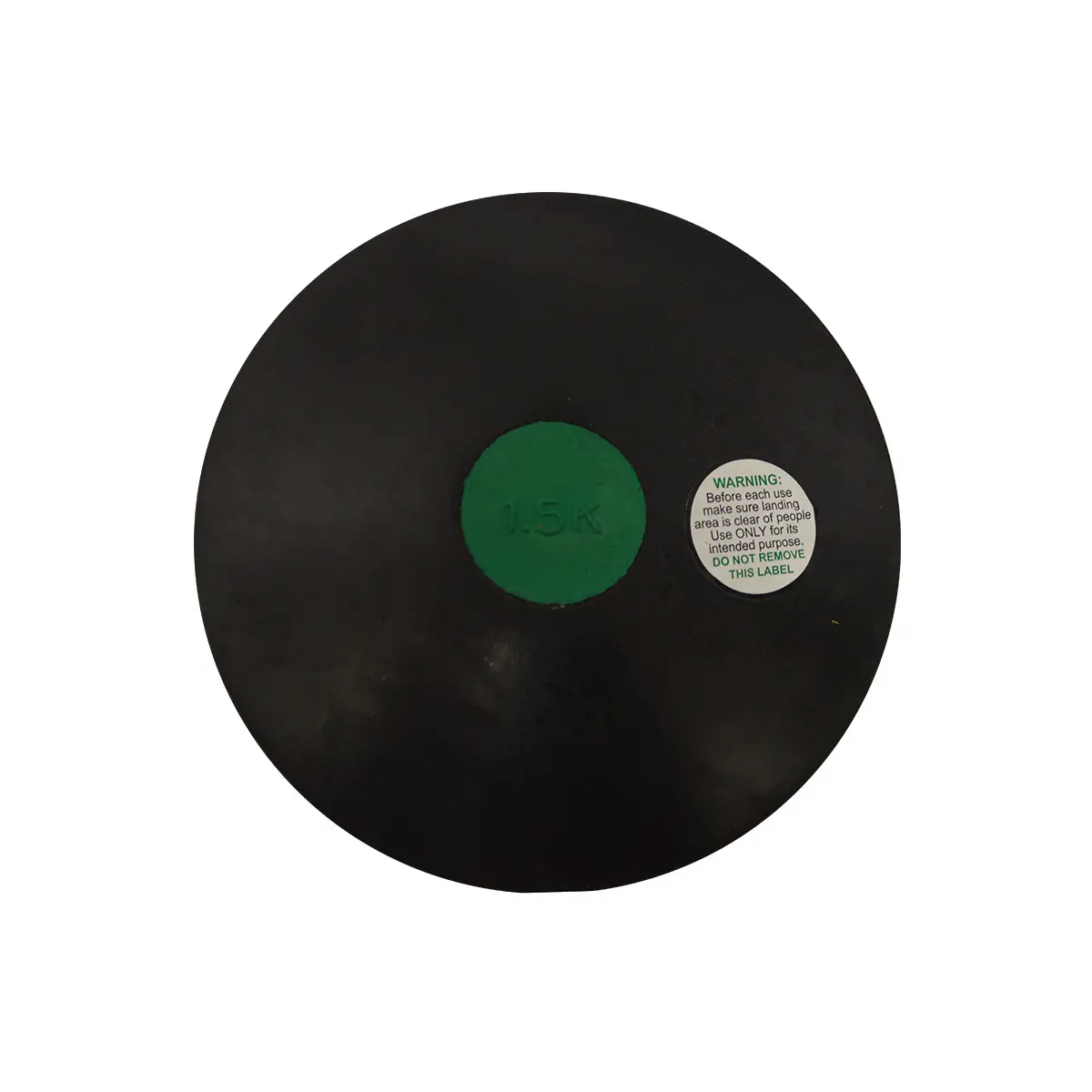 Sporti Unisex Negro Disco De Lanzamiento 1.5Kg