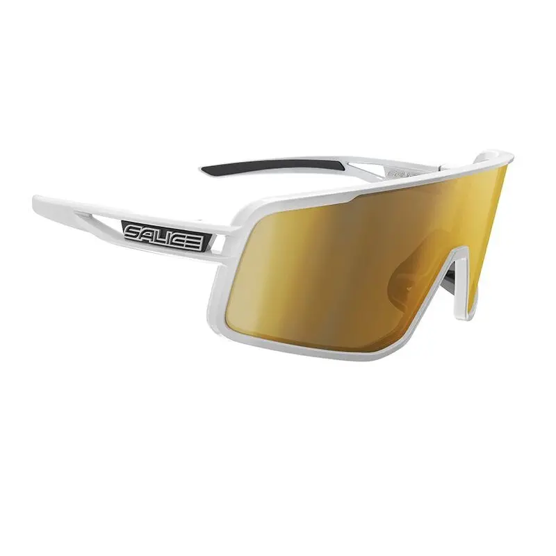 Salice 022 RW BIANCO/RW ORO Occhiali da Sole Bianchi per Uomo