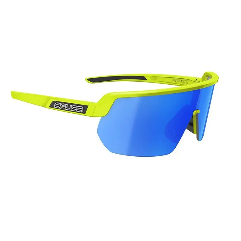 Salice 023 RWX LIME/RW BLU Occhiali da Sole Verdi per Uomo