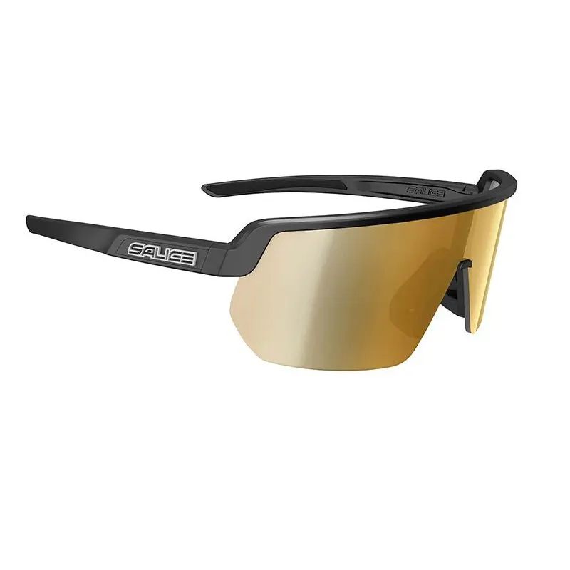 Salice 023 RWX NERO/RW ORO Occhiali da Sole Neri per Uomo