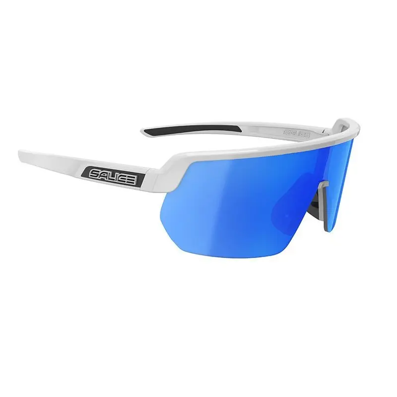 Salice 023 RWX BIANCO/RW BLU Occhiali da Sole Bianchi per Uomo