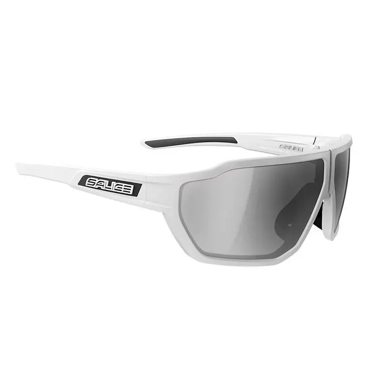 Salice 024 RW BIANCO/RW NERO Occhiali da Sole Bianchi per Uomo