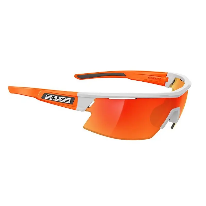 Salice 025 RW BIANCO/RW ROSSO Occhiali da Sole Bianchi per Uomo