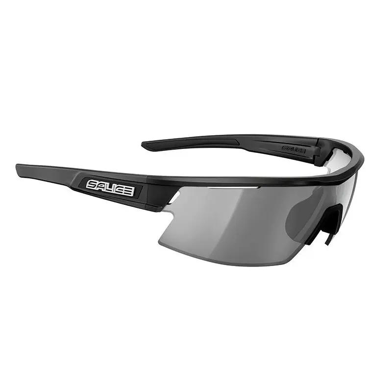 Salice 025 RWX NERO/RW NERO Occhiali da Sole Neri per Uomo