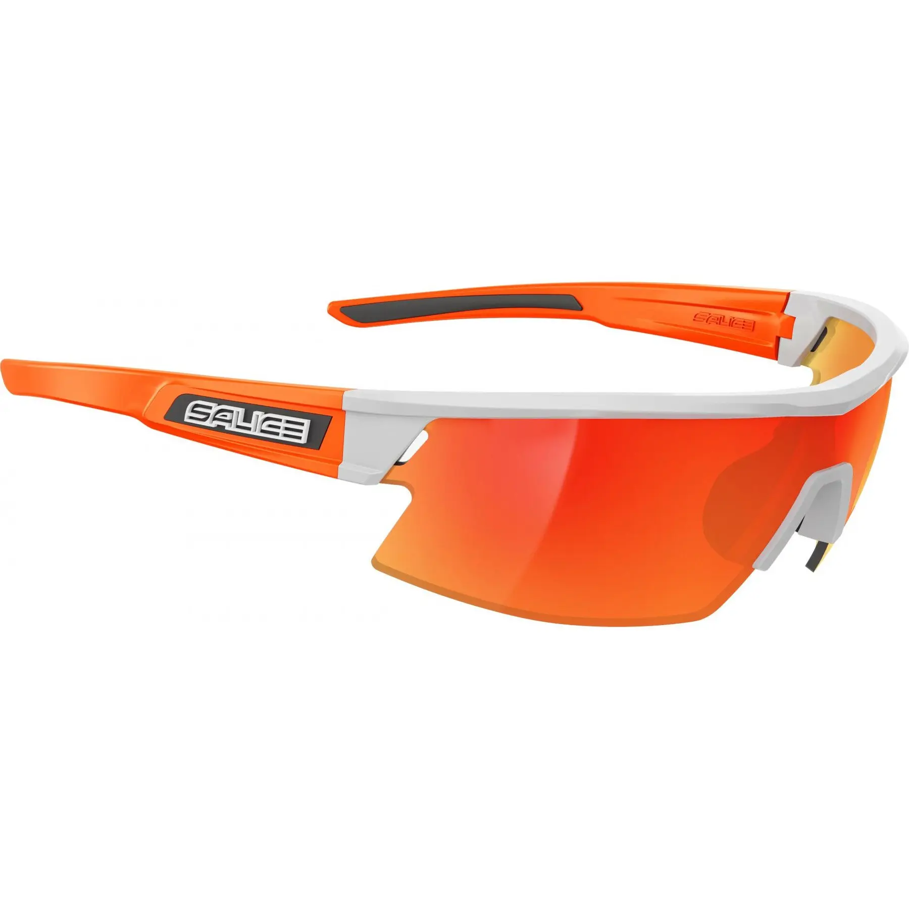 Salice 025 RWX BIANCO/RW ROSSO Occhiali da Sole Bianchi per Uomo