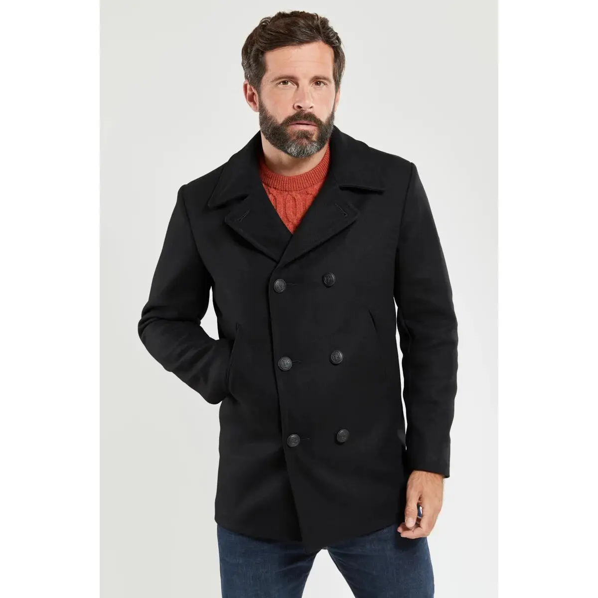 Caban corta da uomo Armor-Lux cap sizun