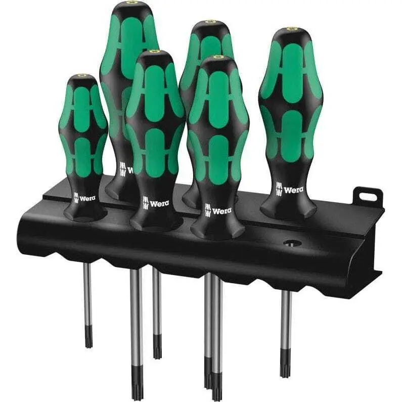 Schraubendreher-Set mit Haltefunktion + + Ratschenmechanismus-367/6 Wera Torx HF