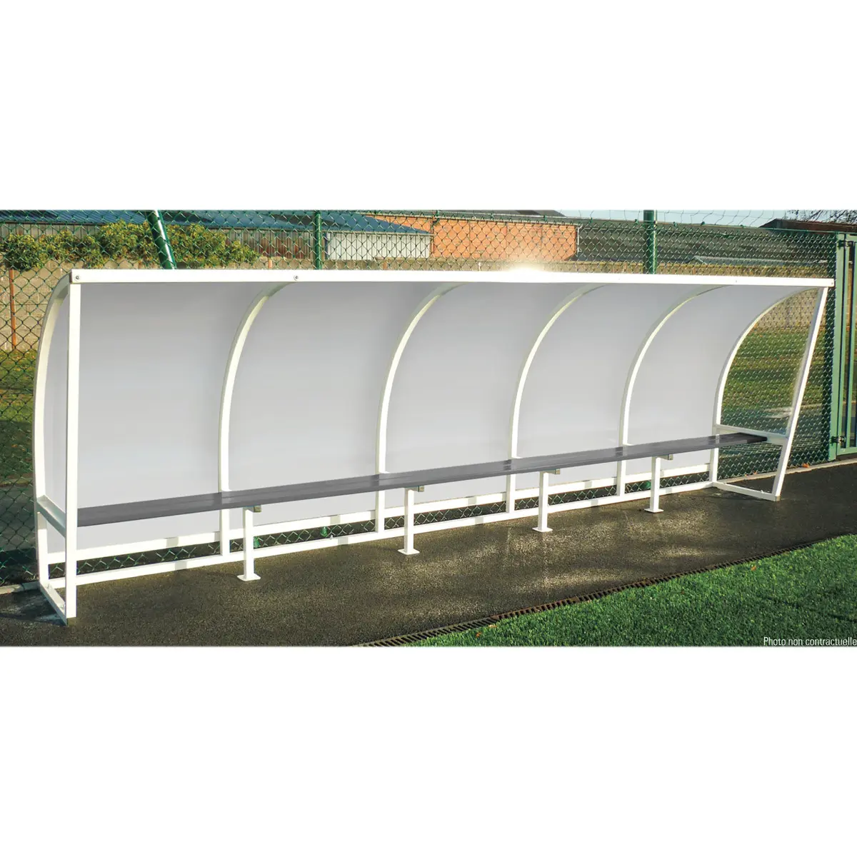Verzinkter Stahl-Touch-Abdeckung Hoch. 2M 3M Sporti