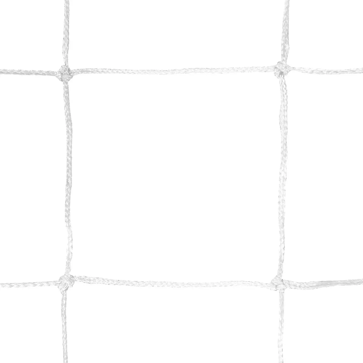 Paar 11er Fußballnetze trapezförmig PE geflochten 3mm einfache Masche 145 Emdé