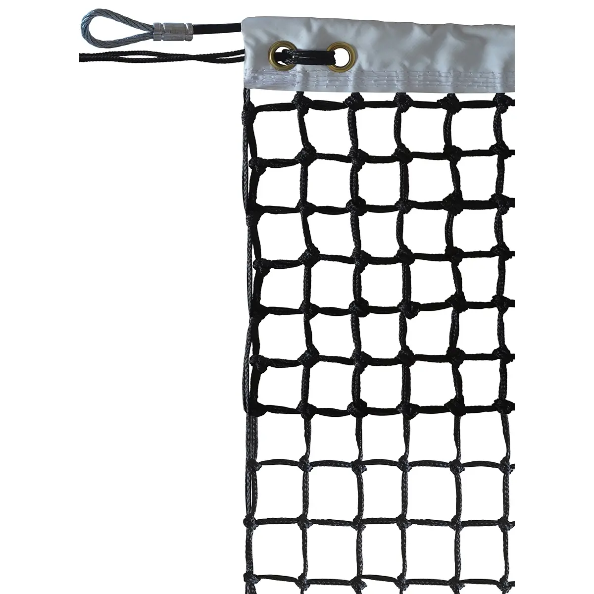 Roland Garros Tennisnetz PE geflochten 3mm Masche 40 doppelt auf 7 Reihen Emdé