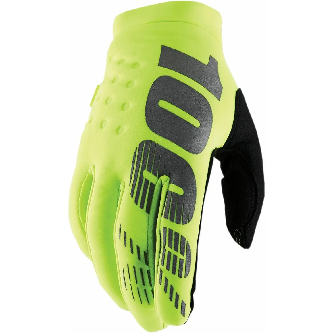 100percent Brisker Off-road Handschoenen Geel M Kinderen